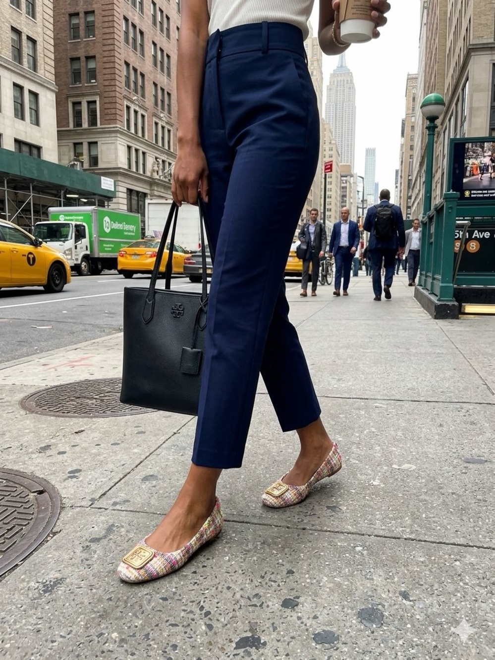 Tory Burch shoes tweed size 8